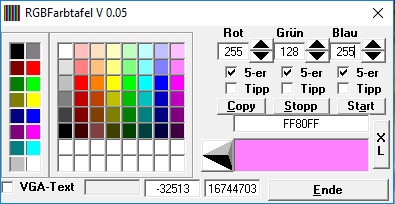 RGB-Decimal-Farb-Code umrechnen auf VB.Net Decimal-Farb-Code - Sonstige  Problemstellungen - VB-Paradise 2.0 – Die große Visual-Basic- und  .NET-Community